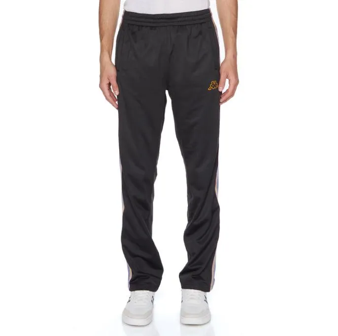 Logo Tape Flow Trackpants 8211 Black Jet Black Jet Men Kappa Matching Sets
