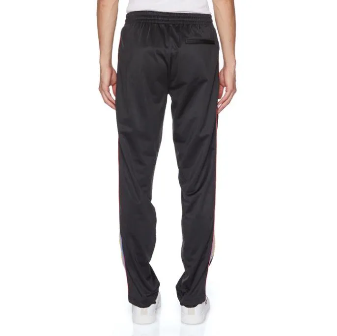 Logo Tape Flow Trackpants 8211 Black Jet Black Jet Men Kappa Matching Sets