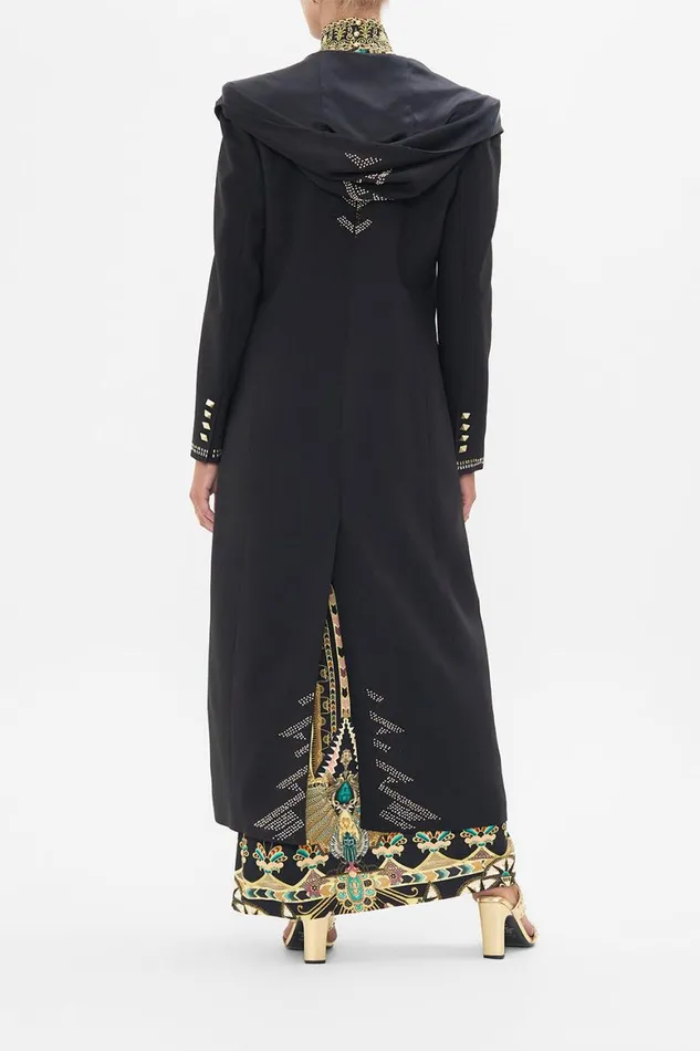 LONG COAT WITH HOOD THEY CALLED HER NEFERTARI They Called Her Nefertari Womens Camilla Jackets LONG COAT WITH HOOD THEY CALLED HER NEFERTARI They Called Her Nefertari Womens Camilla Jackets