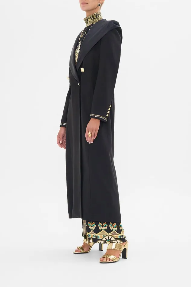 LONG COAT WITH HOOD THEY CALLED HER NEFERTARI They Called Her Nefertari Womens Camilla Jackets