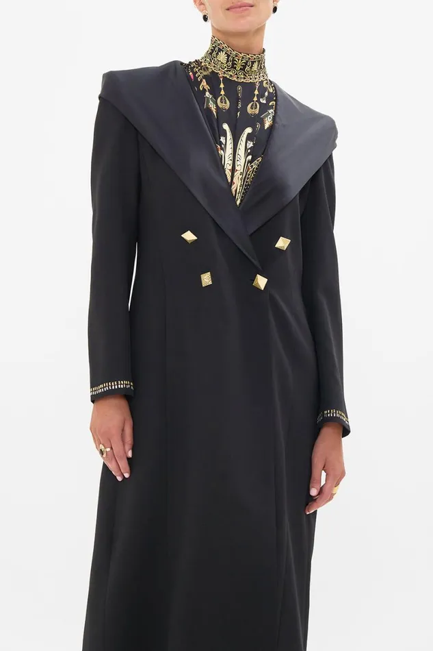 LONG COAT WITH HOOD THEY CALLED HER NEFERTARI They Called Her Nefertari Womens Camilla Jackets