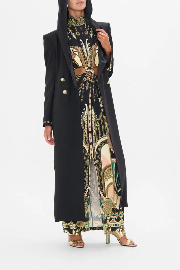 LONG COAT WITH HOOD THEY CALLED HER NEFERTARI They Called Her Nefertari Womens Camilla Jackets