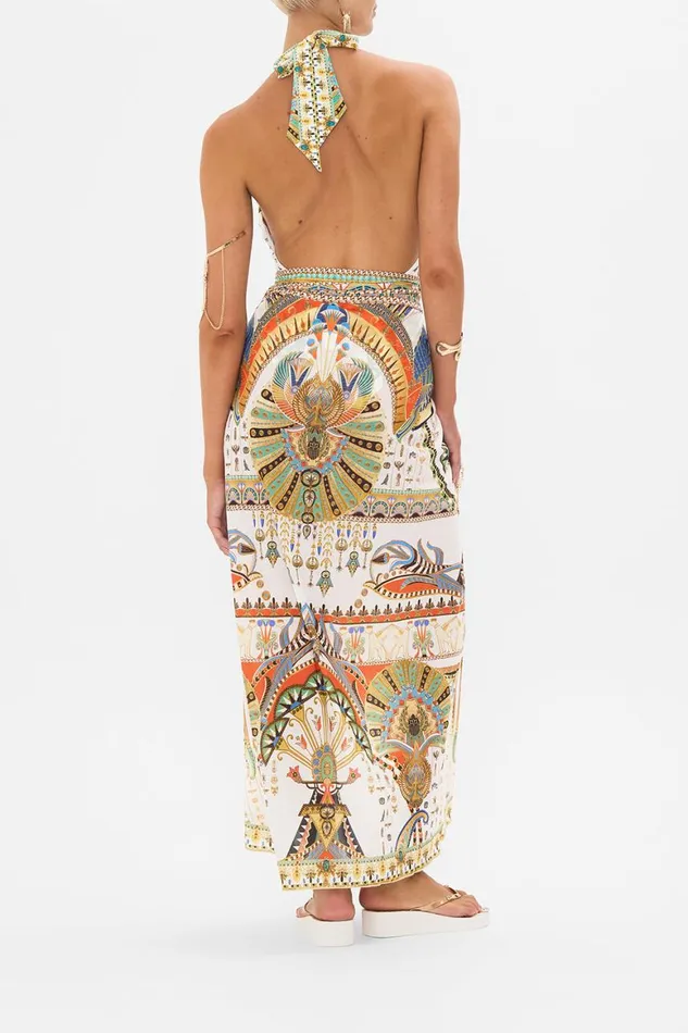 LONG DRAPED SARONG VALLEY OF THE QUEENS Valley Of The Queens Womens Camilla Resort Wear