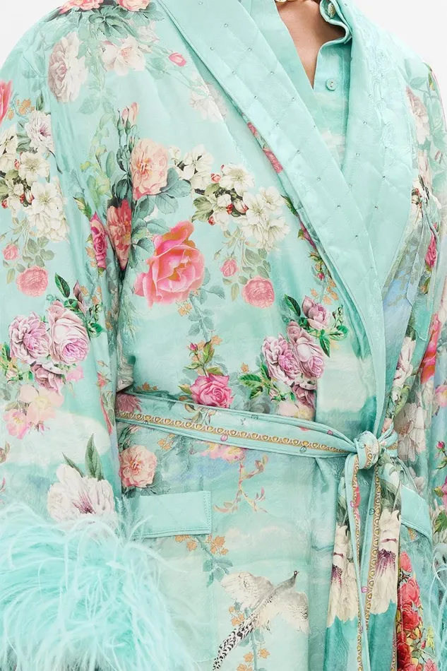 LONG ROBE WITH FLARED SLEEVE THE JEWELLERY MUSEUM The Jewellery Museum Womens Camilla Jackets