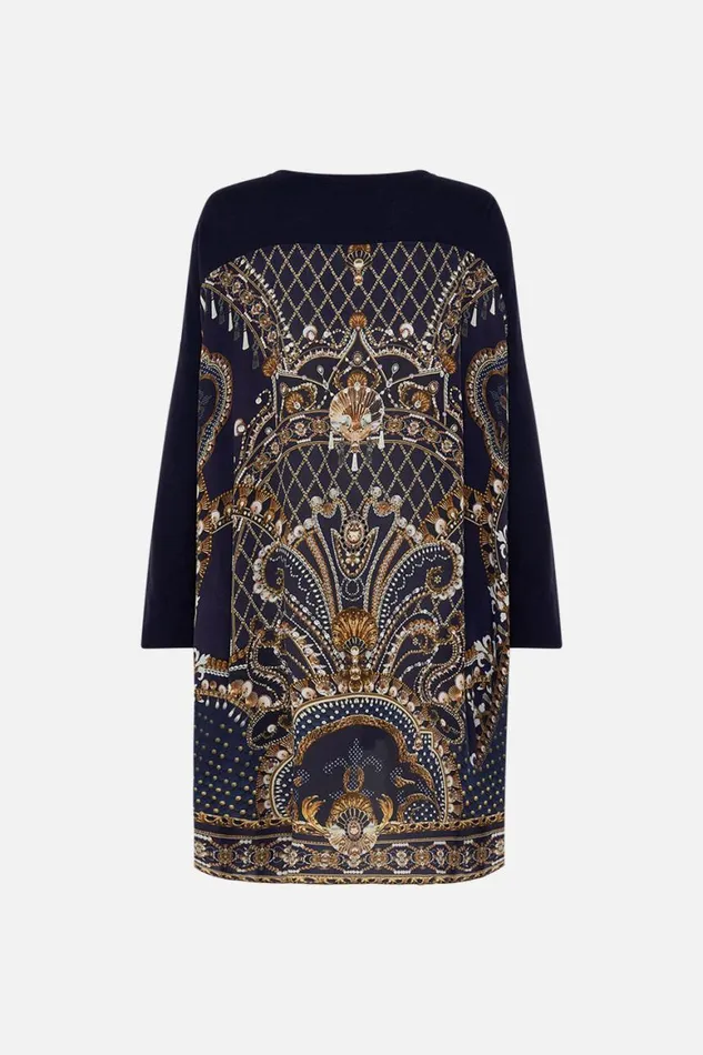 LONG SLEEVE JUMPER WITH PRINT BACK DANCE WITH THE DUKE Dance With The Duke Womens Camilla Knitwear