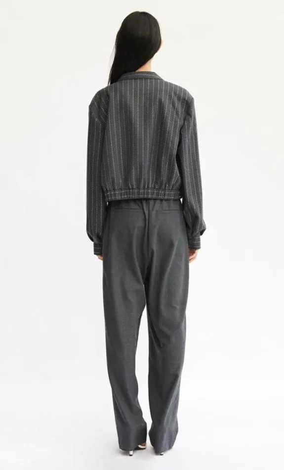 Long Sleeve Shop Bec Bridge Interstellar Bomber Charcoalsilver