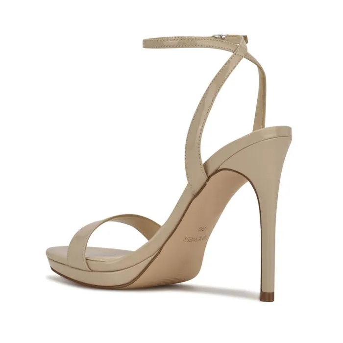 Loola Ankle Strap Sandals Light Natural Women Nine West Sandals
