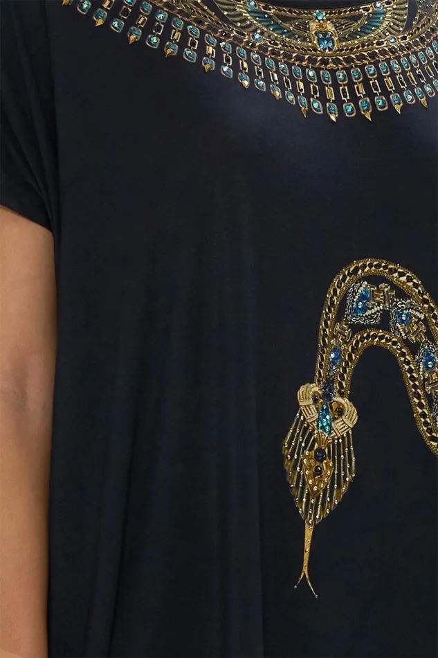 LOOSE FIT TEE 8211 BLACK CALL ME CLEOPATRA Call Me Cleopatra Womens Camilla Tees