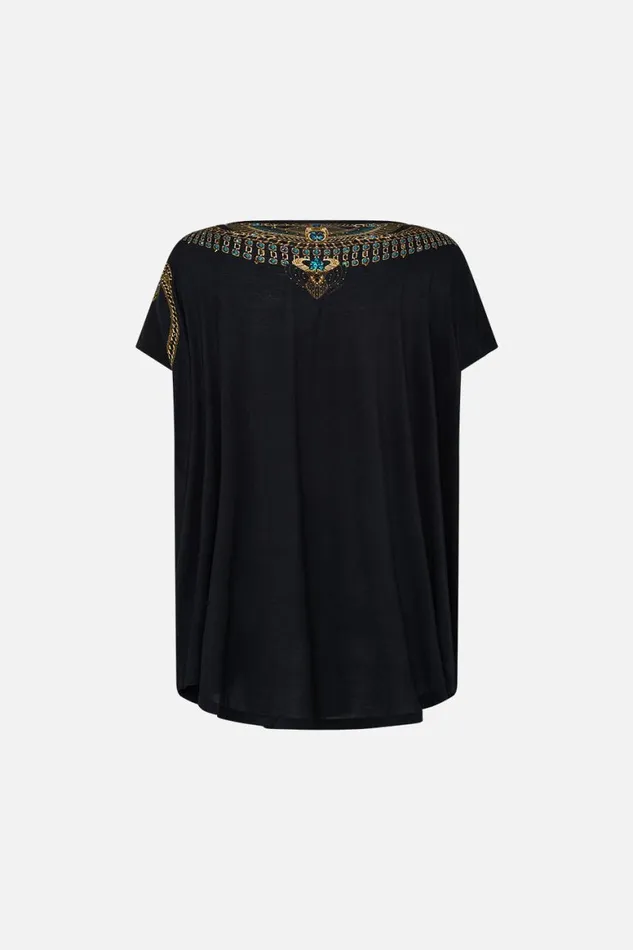 LOOSE FIT TEE 8211 BLACK CALL ME CLEOPATRA Call Me Cleopatra Womens Camilla Tees