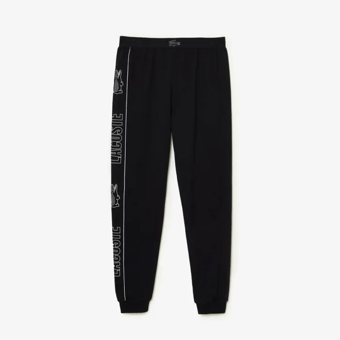 Loungewear and Pajamas Men Lacoste Men039s Logo Stripe Lounge Pants Navy Blue White El5