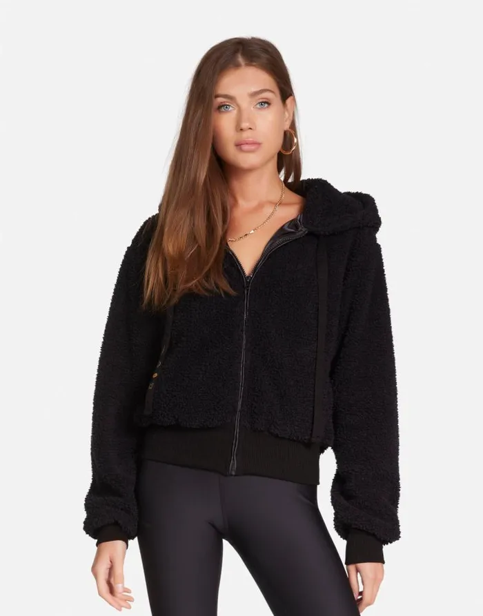 Lumi Designer Bear Black Women Lauren Moshi Jackets