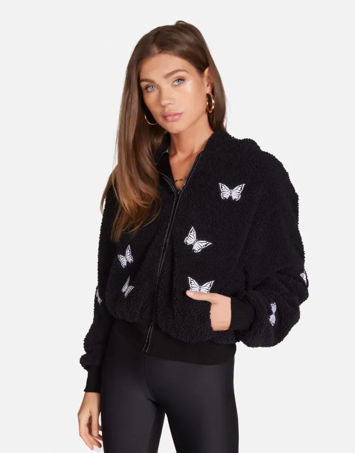 Lumi Optimist Butterflies Black Women Lauren Moshi Jackets