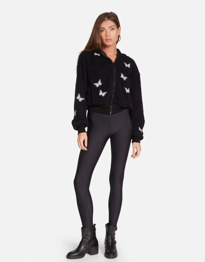 Lumi Optimist Butterflies Black Women Lauren Moshi Jackets