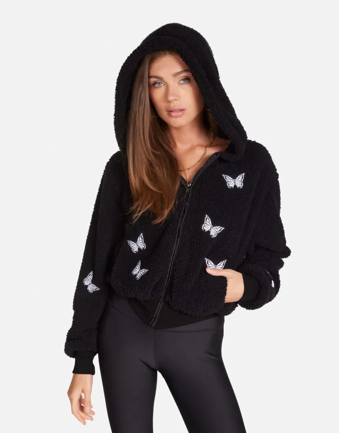 Lumi Optimist Butterflies Black Women Lauren Moshi Jackets
