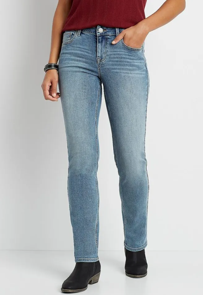 M Jeans By Maurices Classic Straight Mid Rise Jean Women Maurices Jeans