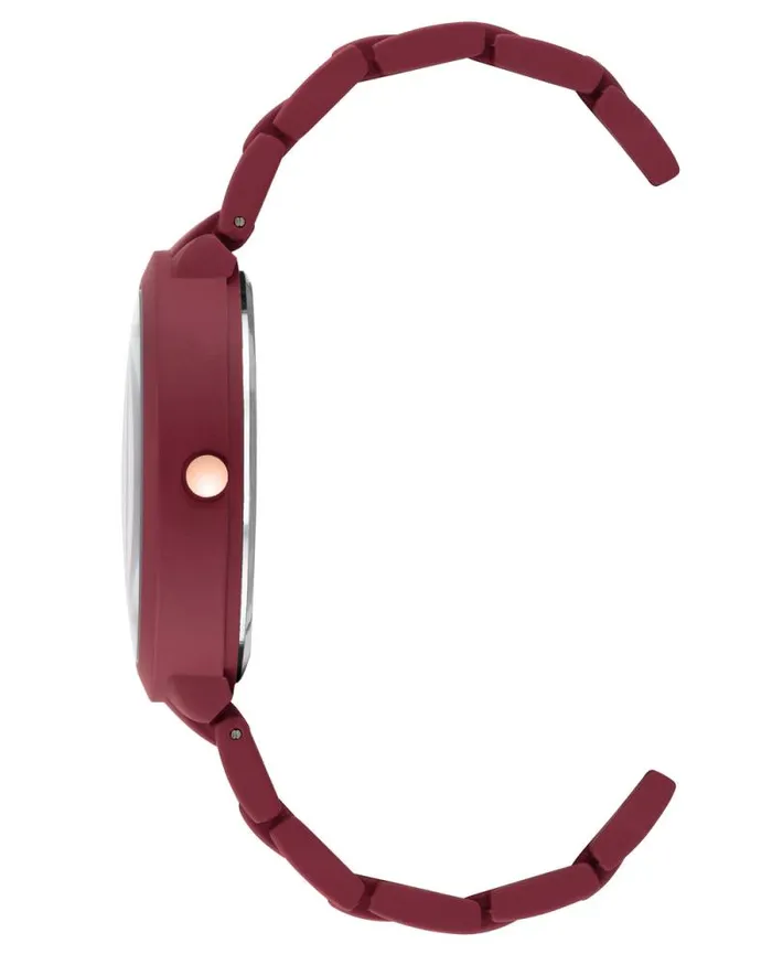 Marbleized Dial Bracelet Watch Burgundyrose Gold Women Nine West Straps Marbleized Dial Bracelet Watch Burgundyrose Gold Women Nine West Straps