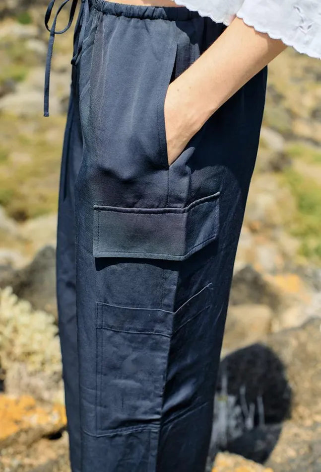 Marceau Navy Cargo Pant Women Ciao Lucia Pants