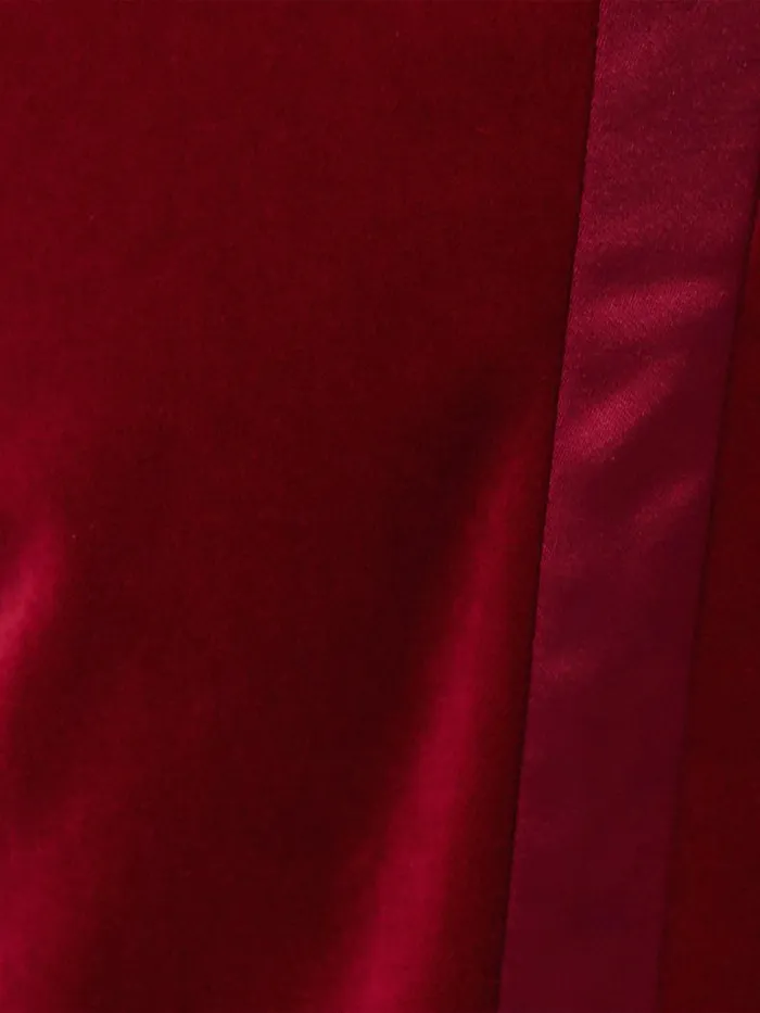 Mason Velvet Trouser Red Women Jigsaw Trousers