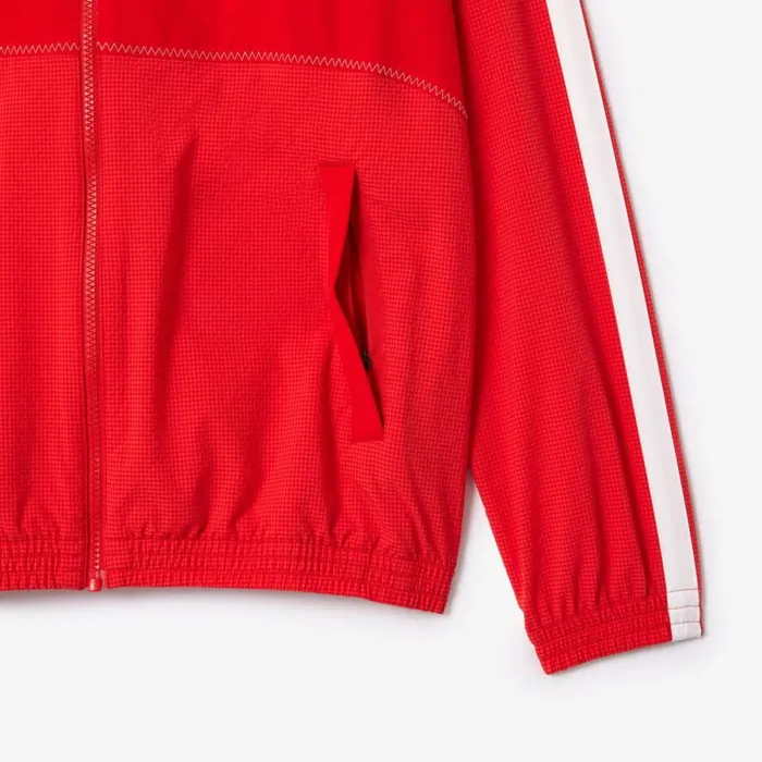 Matching Sets Men Lacoste Men039s Lacoste Sport X Novak Djokovic Sweatsuit Red Currant F8m