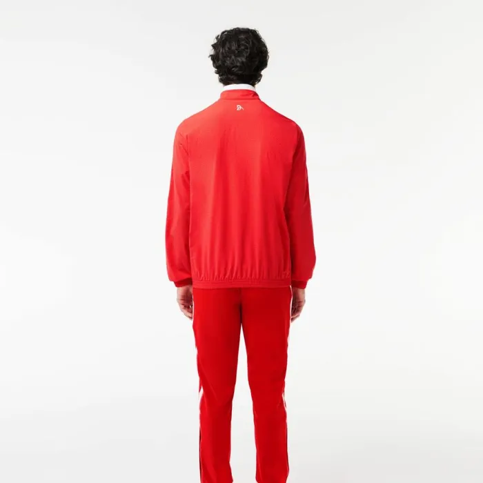Matching Sets Men Lacoste Men039s Lacoste Sport X Novak Djokovic Sweatsuit Red Currant F8m
