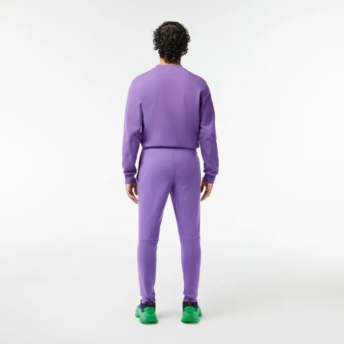 Matching Sets Men Lacoste Men039s Slim Fit Organic Cotton Fleece Sweatpants Purple Sgi