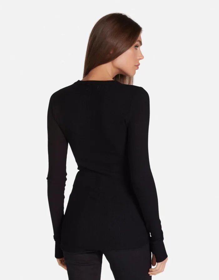 McKinley Crystal Kisses Black Women Lauren Moshi Long Sleeve