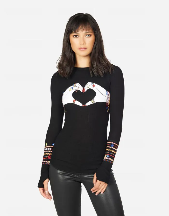 McKinley Friendship Love Black Women Lauren Moshi Long Sleeve