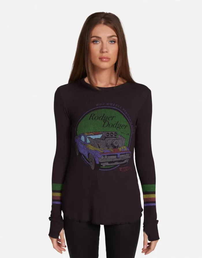 McKinley Hot Wheels Roger Dodger Onyx Women Lauren Moshi Long Sleeve