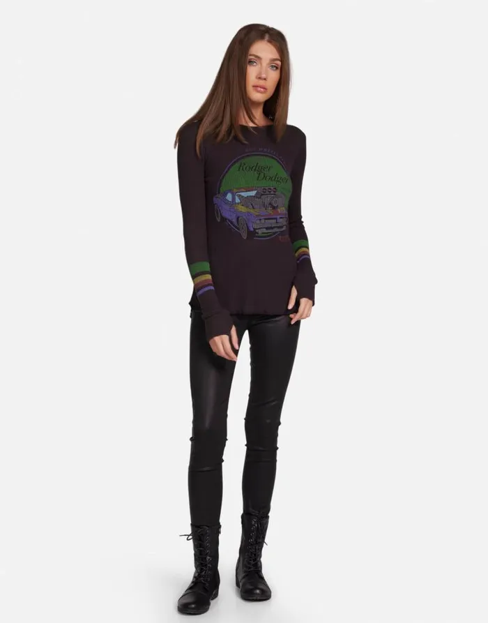 McKinley Hot Wheels Roger Dodger Onyx Women Lauren Moshi Long Sleeve