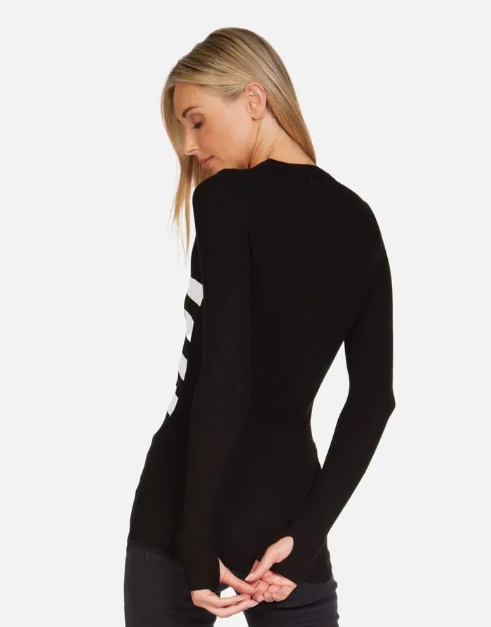 McKinley Tiger Stars U0026 Stripes Black Women Lauren Moshi Long Sleeve