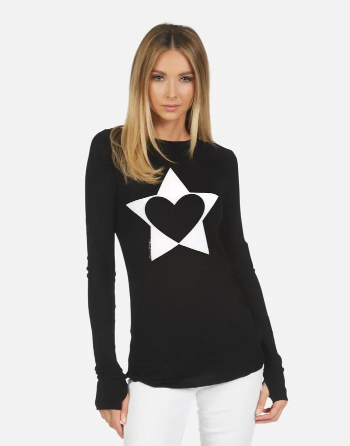 McKinley X Love Star Black Women Lauren Moshi Long Sleeve