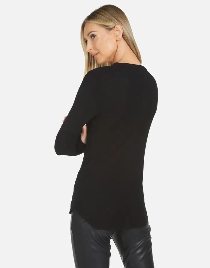McKinley X Skull Love Bear Black Women Lauren Moshi Long Sleeve