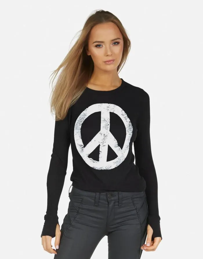 McKinley X Vintage Peace Black Women Lauren Moshi Long Sleeve