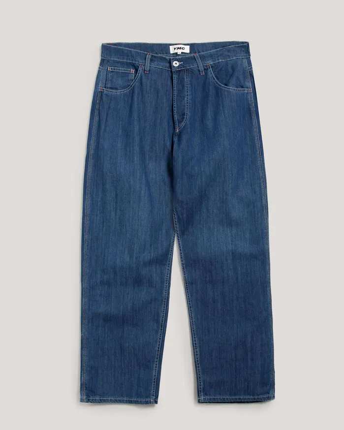 Men Bez Jean Indigo YMC Trousers and Shorts