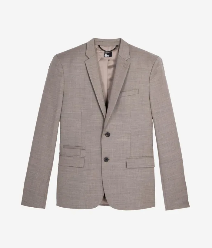 Men Blazers and Suits THE KOOPLES Beige Wool Suit Jacket