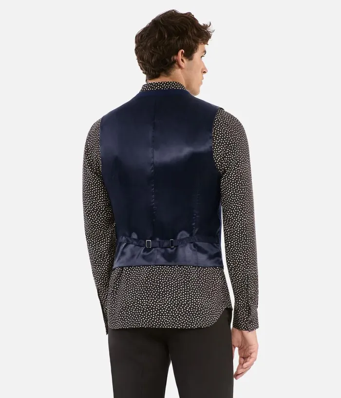 Men Blazers and Suits THE KOOPLES Navy Blue Wool Blend Waistcoat Men Blazers and Suits THE KOOPLES Navy Blue Wool Blend Waistcoat