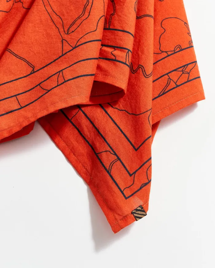 Men Bloom Bandana Ketchup Billy Reid Accessories