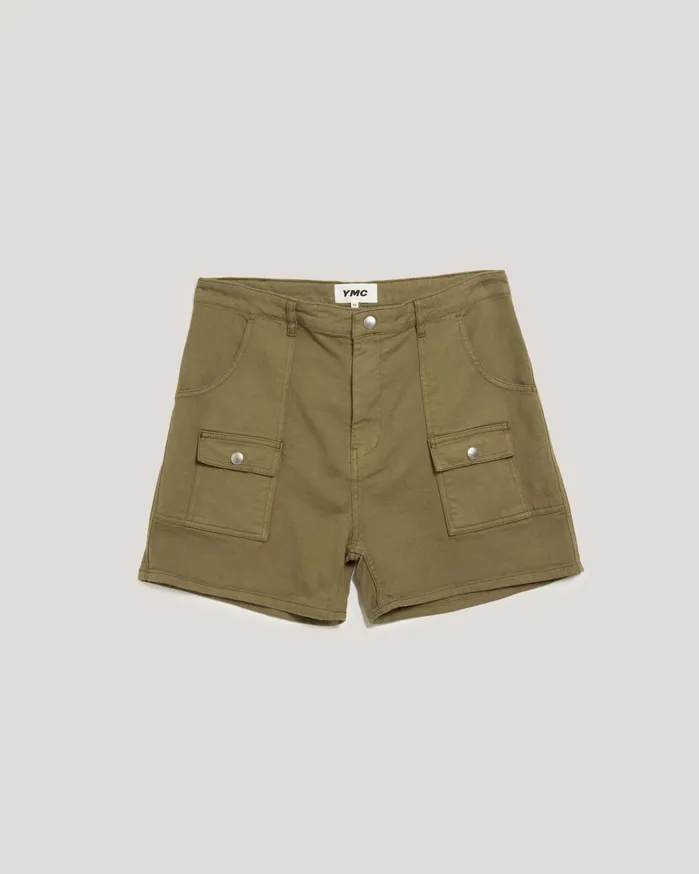 Men Bush Short Olive YMC Trousers and Shorts