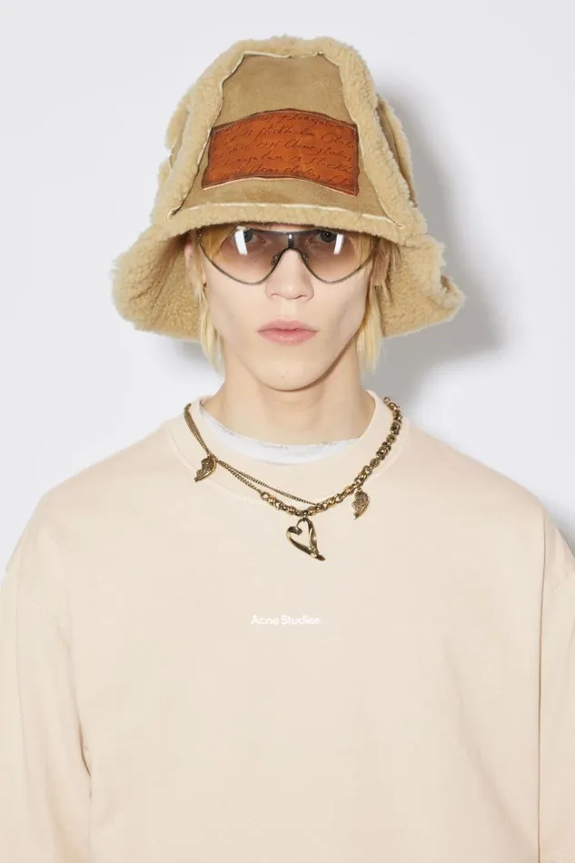 Men Charm Necklace Antique Gold Acne Studios Jewellery