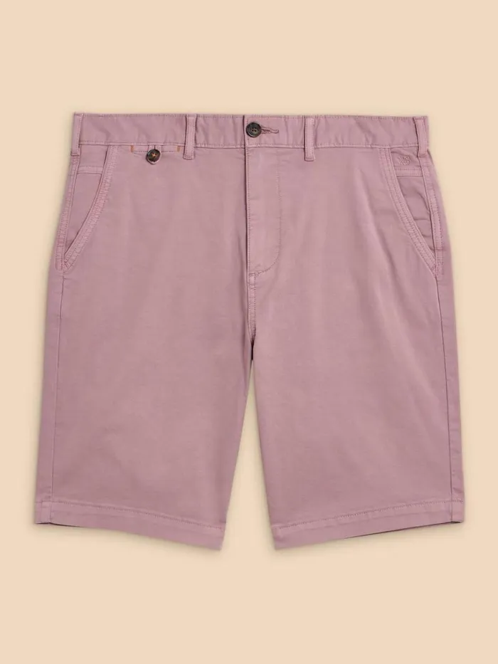 Men CHINOS White Stuff Sutton Organic Chino Short Dusty Pink Men CHINOS White Stuff Sutton Organic Chino Short Dusty Pink
