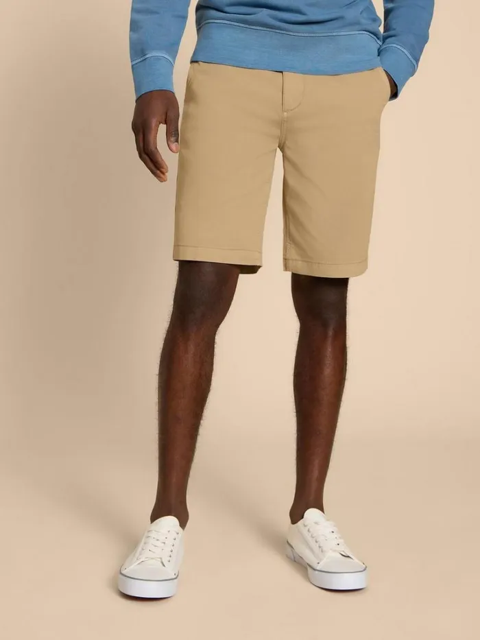 Men CHINOS White Stuff Sutton Organic Chino Short Light Natural Men CHINOS White Stuff Sutton Organic Chino Short Light Natural