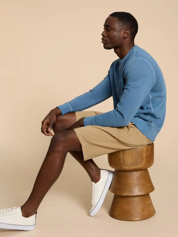 Men CHINOS White Stuff Sutton Organic Chino Short Light Natural Men CHINOS White Stuff Sutton Organic Chino Short Light Natural