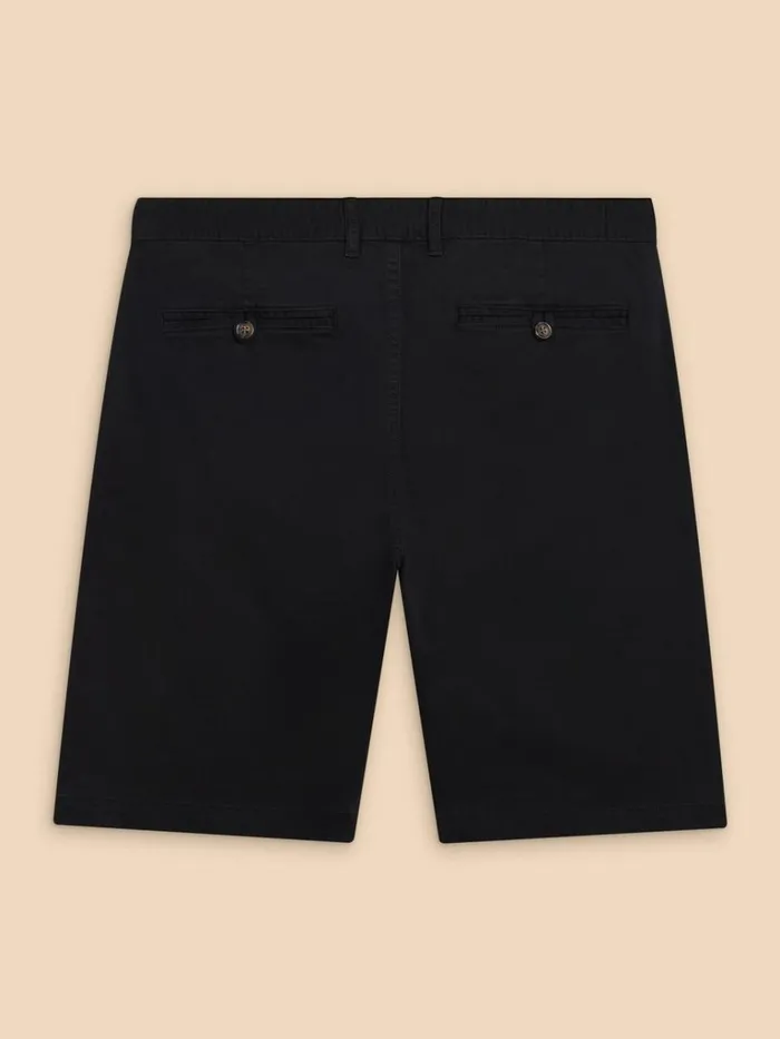 Men CHINOS White Stuff Sutton Organic Chino Short Washed Black Men CHINOS White Stuff Sutton Organic Chino Short Washed Black