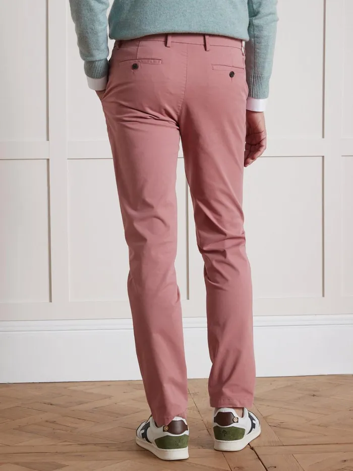 Men Clothing Cyrillus Chino Trousers Rose