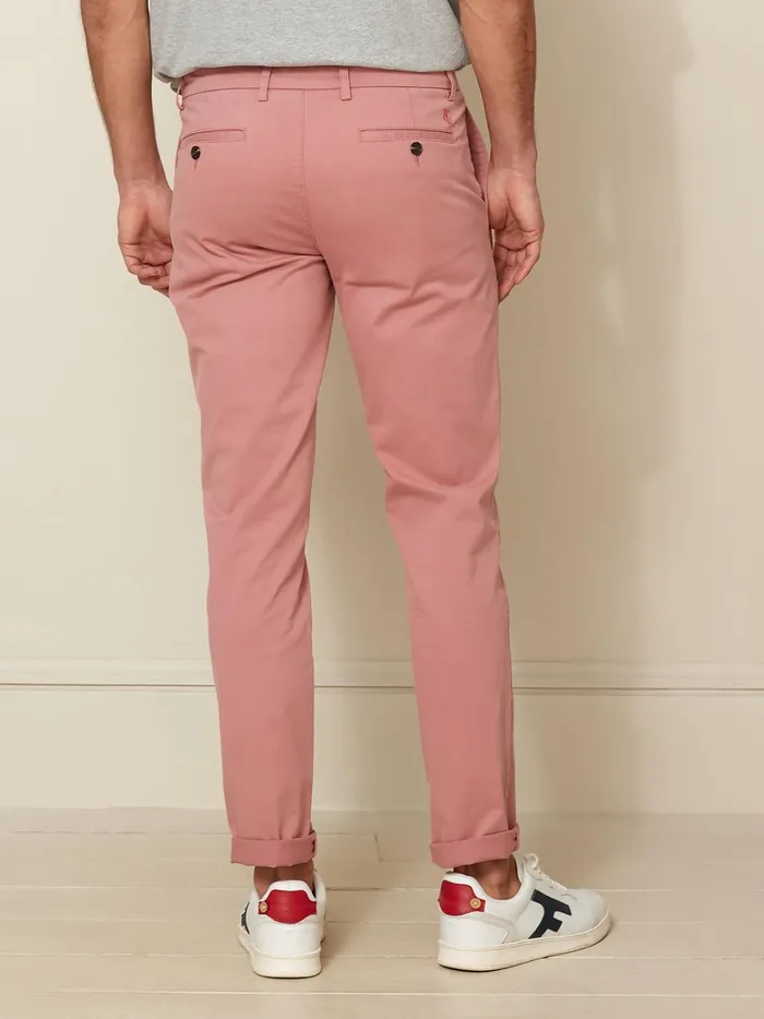 Men Clothing Cyrillus Chino Trousers Rose