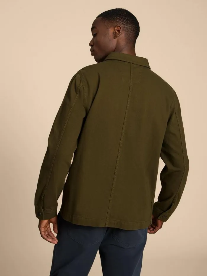 Men COATS and JACKETS White Stuff Kynman Workwear Jacket Khaki Green