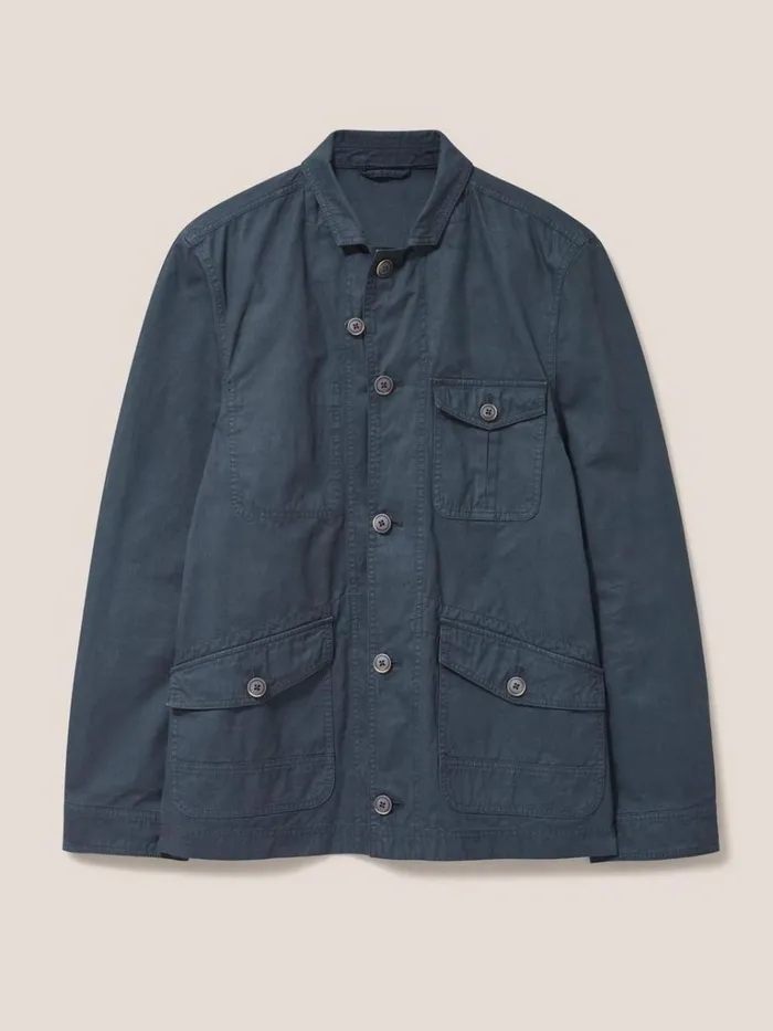 Men COATS and JACKETS White Stuff Workwear Jacket Dark Navy Men COATS and JACKETS White Stuff Workwear Jacket Dark Navy