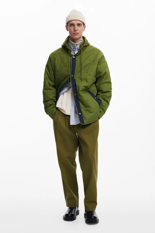 Men Coats And Jackets Desigual Reversible Padded Jacket