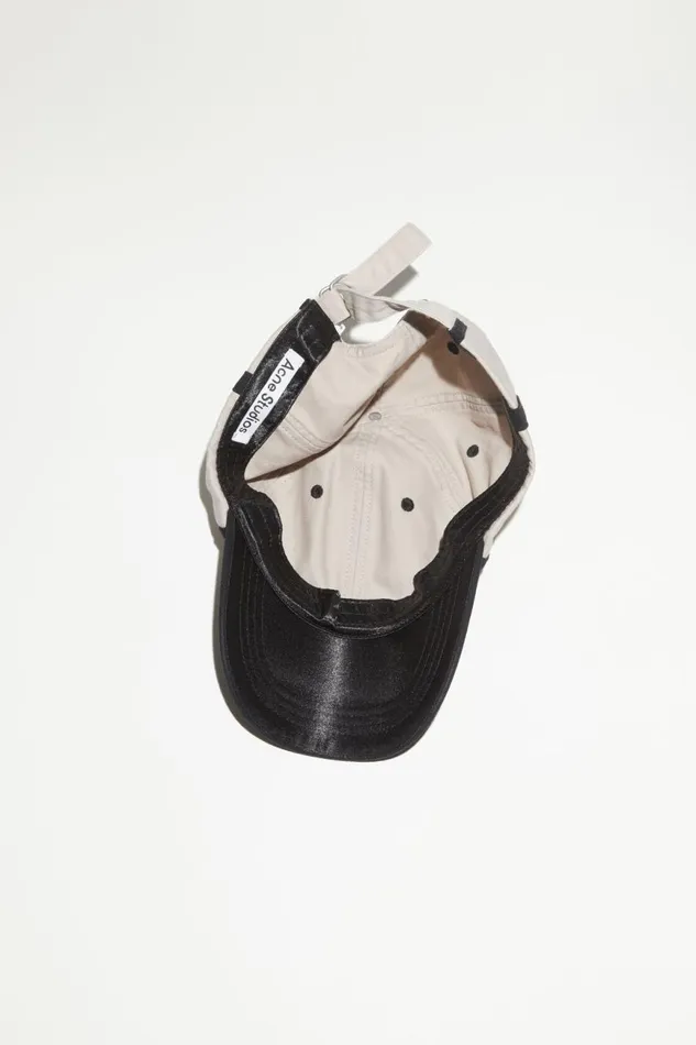Men Cotton Baseball Cap Blackwhite Acne Studios Hats