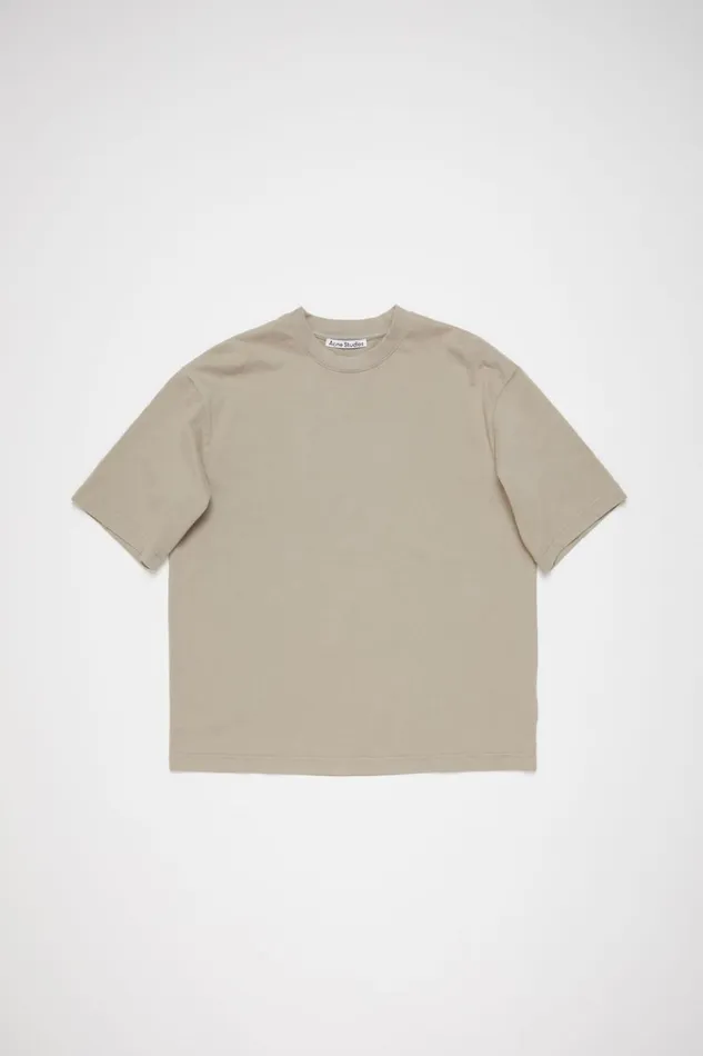 Men Crew Neck Tshirt 8211 Relaxed Fit Concrete Grey Acne Studios Tshirts